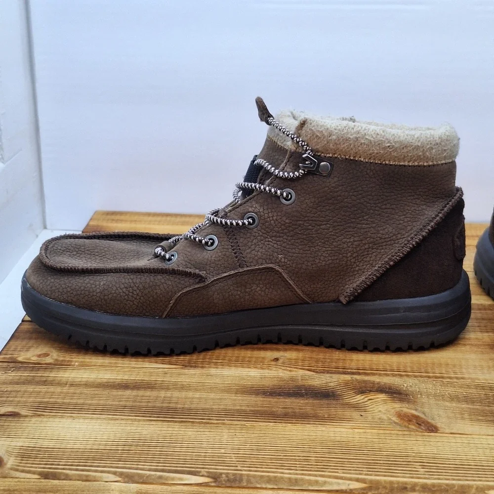 Hey Dude Boots Chukka Bradley Lace Up Shoes‎ Mens Size 9